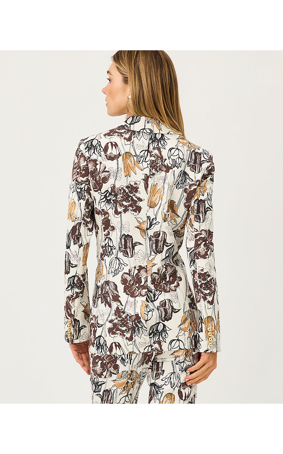 AMRYN BLAZER, COCONUT BIG LILLYS