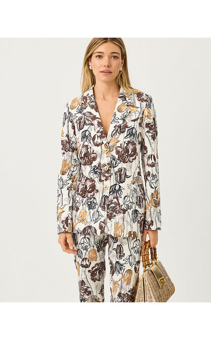 AMRYN BLAZER, COCONUT BIG LILLYS