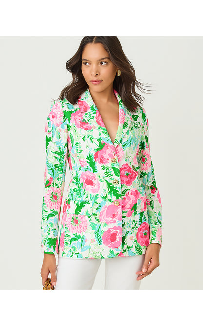 AMRYN BLAZER, MULTI POPPY PARTY