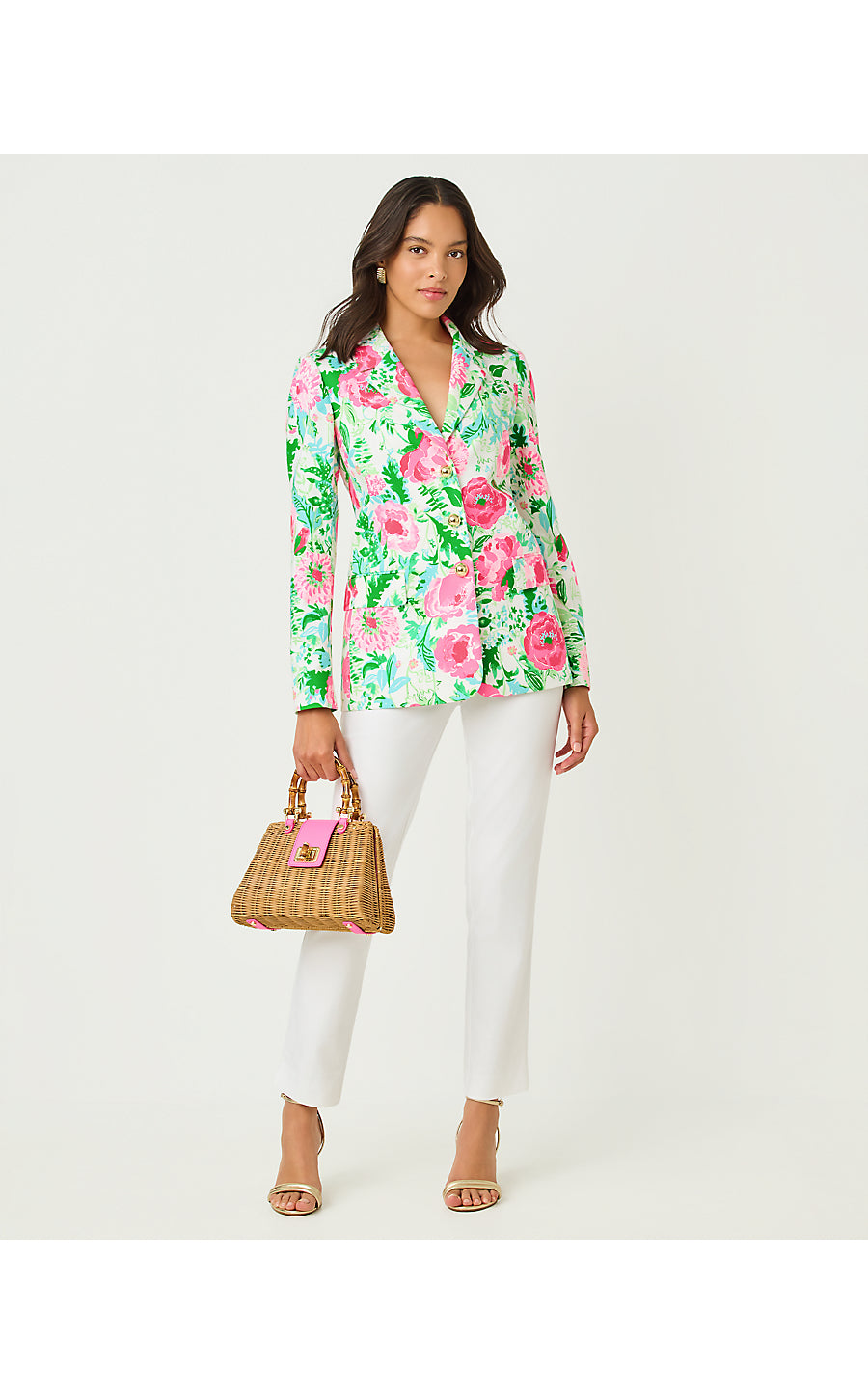 AMRYN BLAZER, MULTI POPPY PARTY