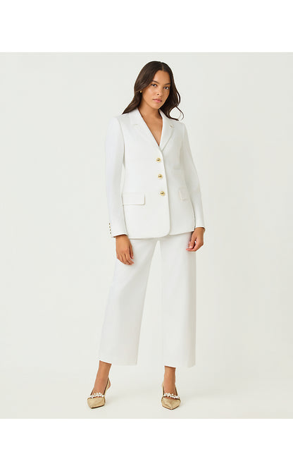 AMRYN BLAZER, RESORT WHITE