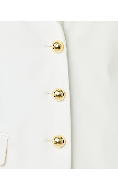 AMRYN BLAZER, RESORT WHITE