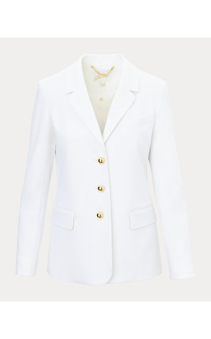 AMRYN BLAZER, RESORT WHITE