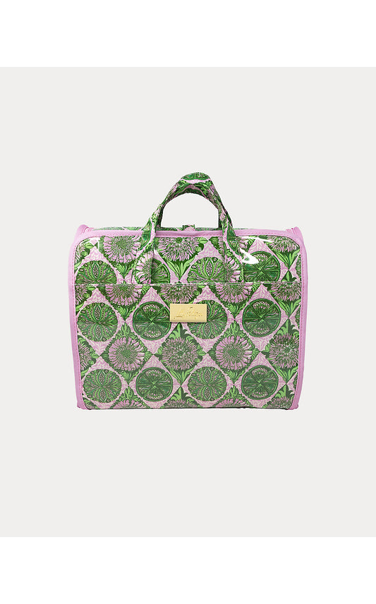 Hanging Toiletry Bag - Tropical Tiles