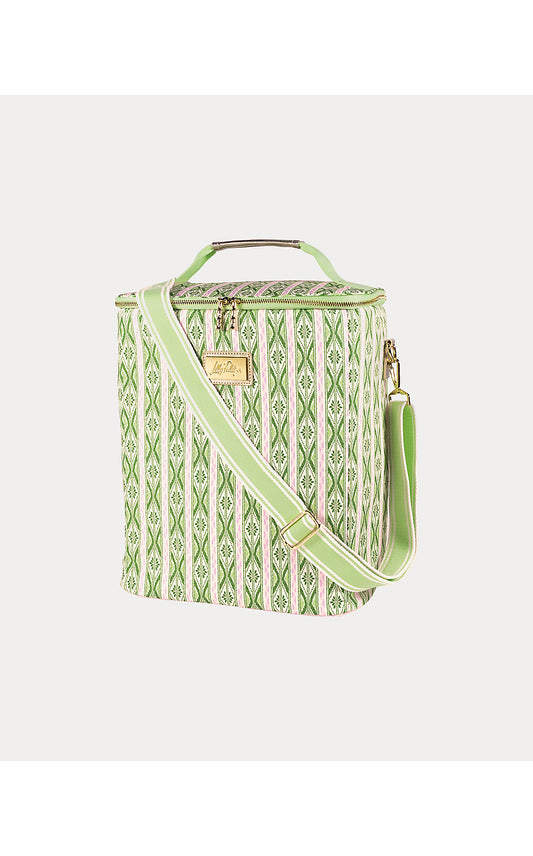 Wine Carrier, Ikat Stripe