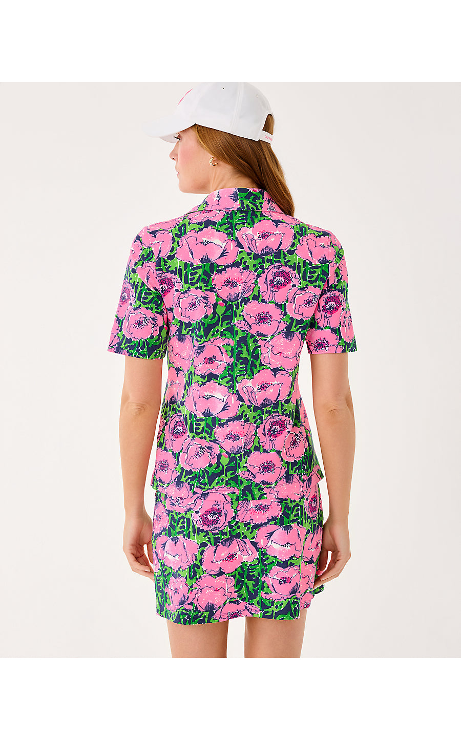 VIA FLORA POLO UPF 50+, LOW TIDE NAVY FLORRIE