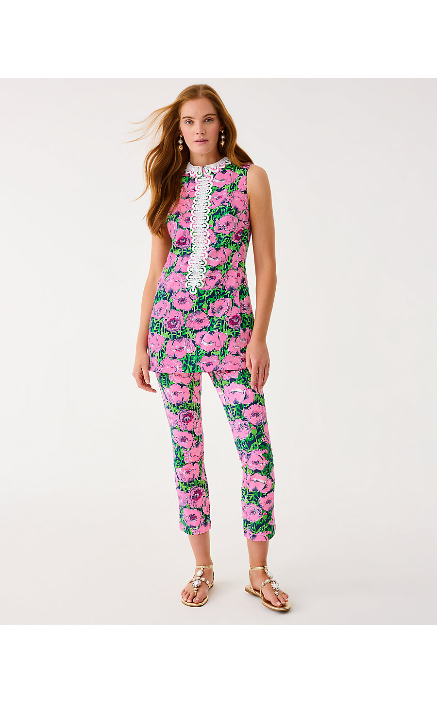 CORSO KICK FLARE PANT UPF 50+, LOW TIDE NAVY FLORRIE GOLF