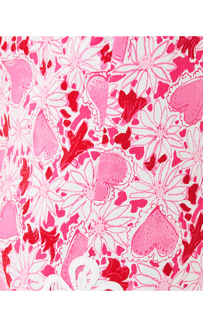 CLEODORA STRETCH SHIFT, COCONUT DEAR HEART