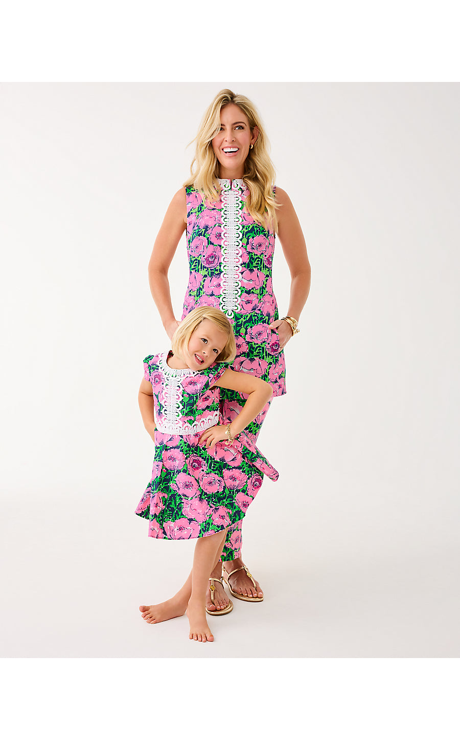 CLEODORA STRETCH SHIFT, LOW TIDE NAVY FLORRIE