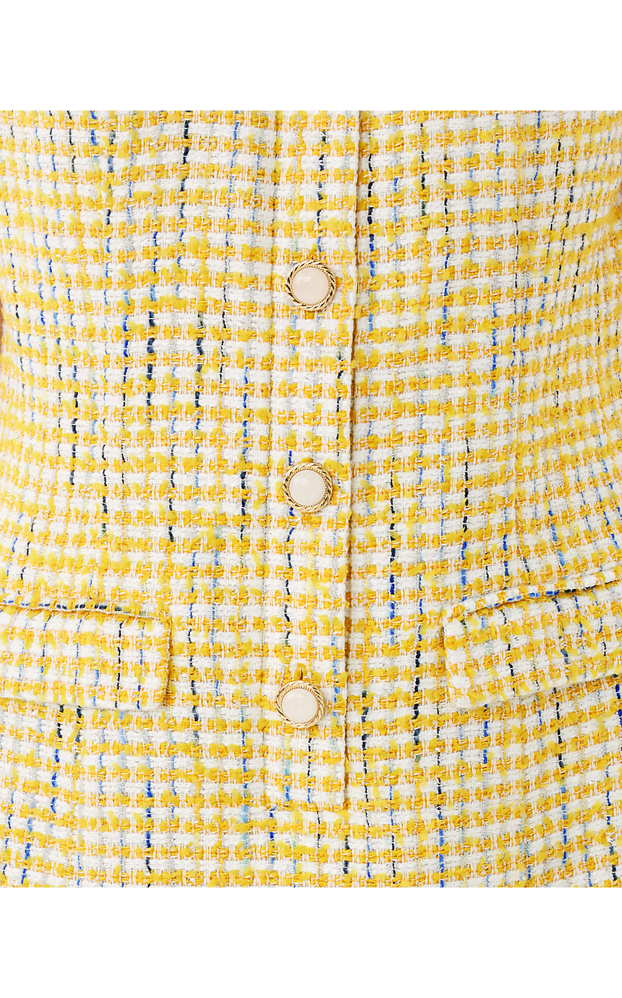 BINDY SHIFT ROMPER, LIMONCELLO SPACEDYE STRIPE BOUCLE