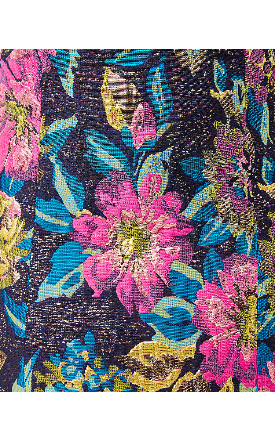 BOOKER SKIRTED ROMPER, MULTI CANOPY BLOOMS FLORAL JACQUARD