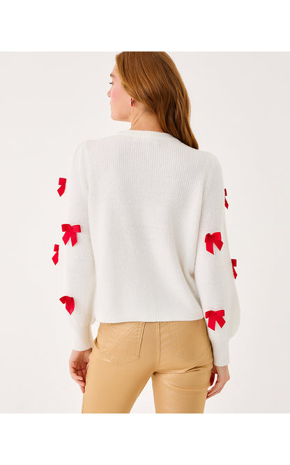 ZARIE CARDIGAN, COCONUT PARTY BOWS