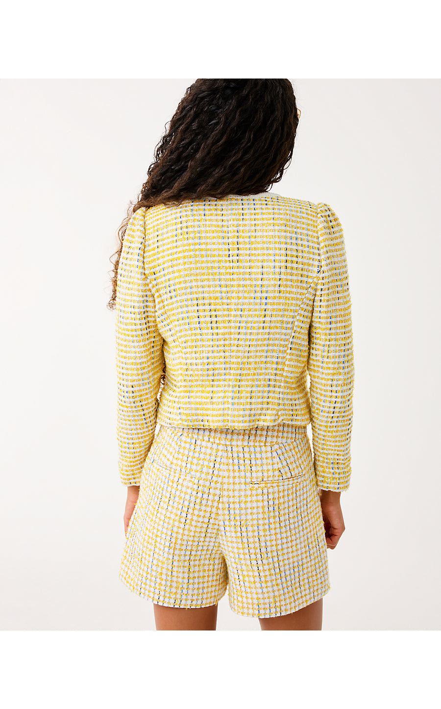 BRIAR JACKET, LIMONCELLO SPACEDYE STRIPE BOUCLE