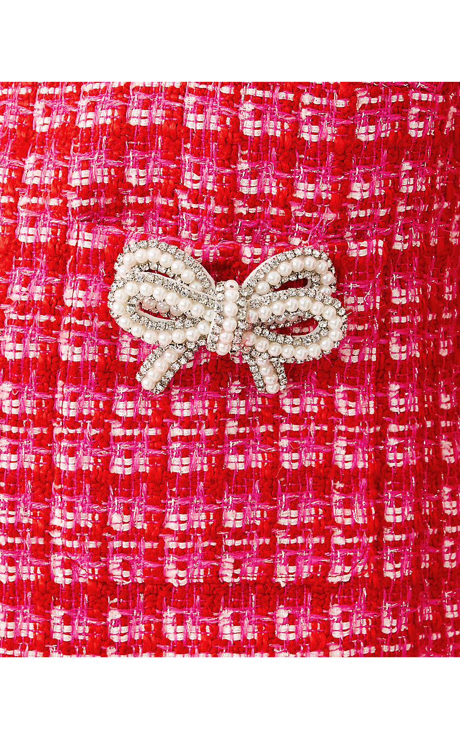 KIMIA BOUCLE JACKET, CRANBERRY RED FIESTA BOUCLE