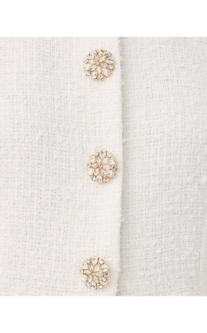 ARAYA BOUCLE JACKET, COCONUT CHIC CHICK BOUCLE