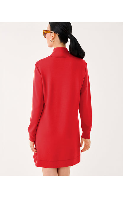 COWIE DRESS UPF 50+, CRANBERRY RED