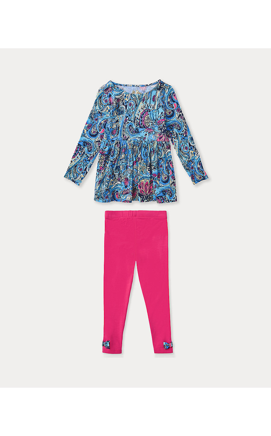 HOLLEE INFANT TUNIC & LEGGING SET, MULTI PAISLEY PARADE
