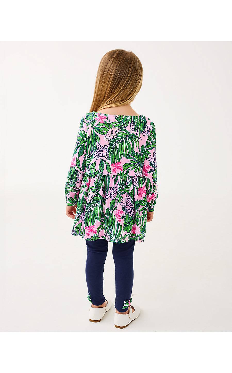 ADELLA TUNIC & LEGGING SET, CONCH SHELL PINK ROARING WITH JOY