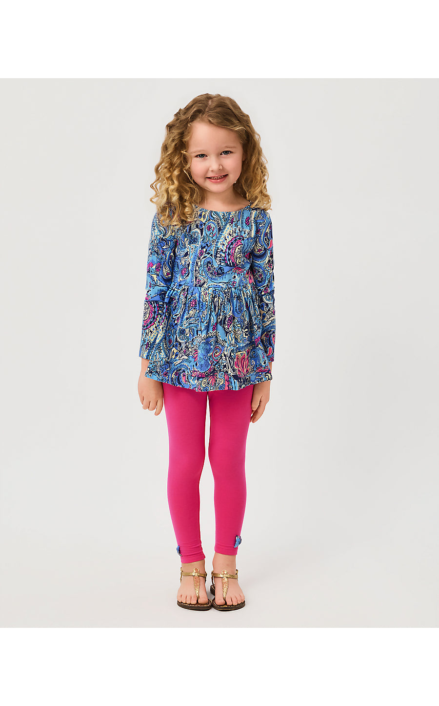 HOLLEE INFANT TUNIC & LEGGING SET, MULTI PAISLEY PARADE