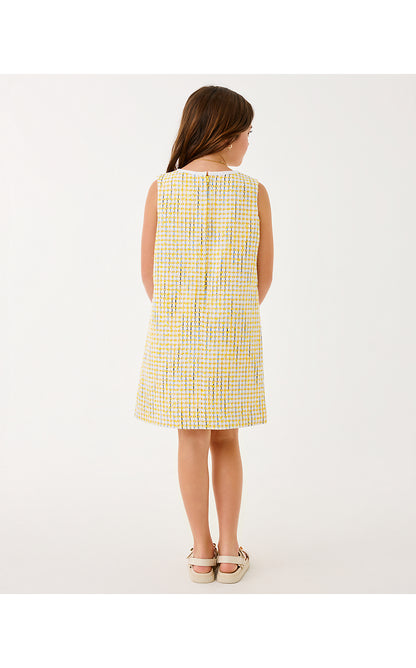 MINI ARIA SHIFT, LIMONCELLO SPACEDYE STRIPE BOUCLE