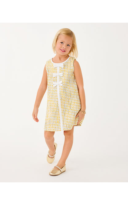 MINI ARIA SHIFT, LIMONCELLO SPACEDYE STRIPE BOUCLE