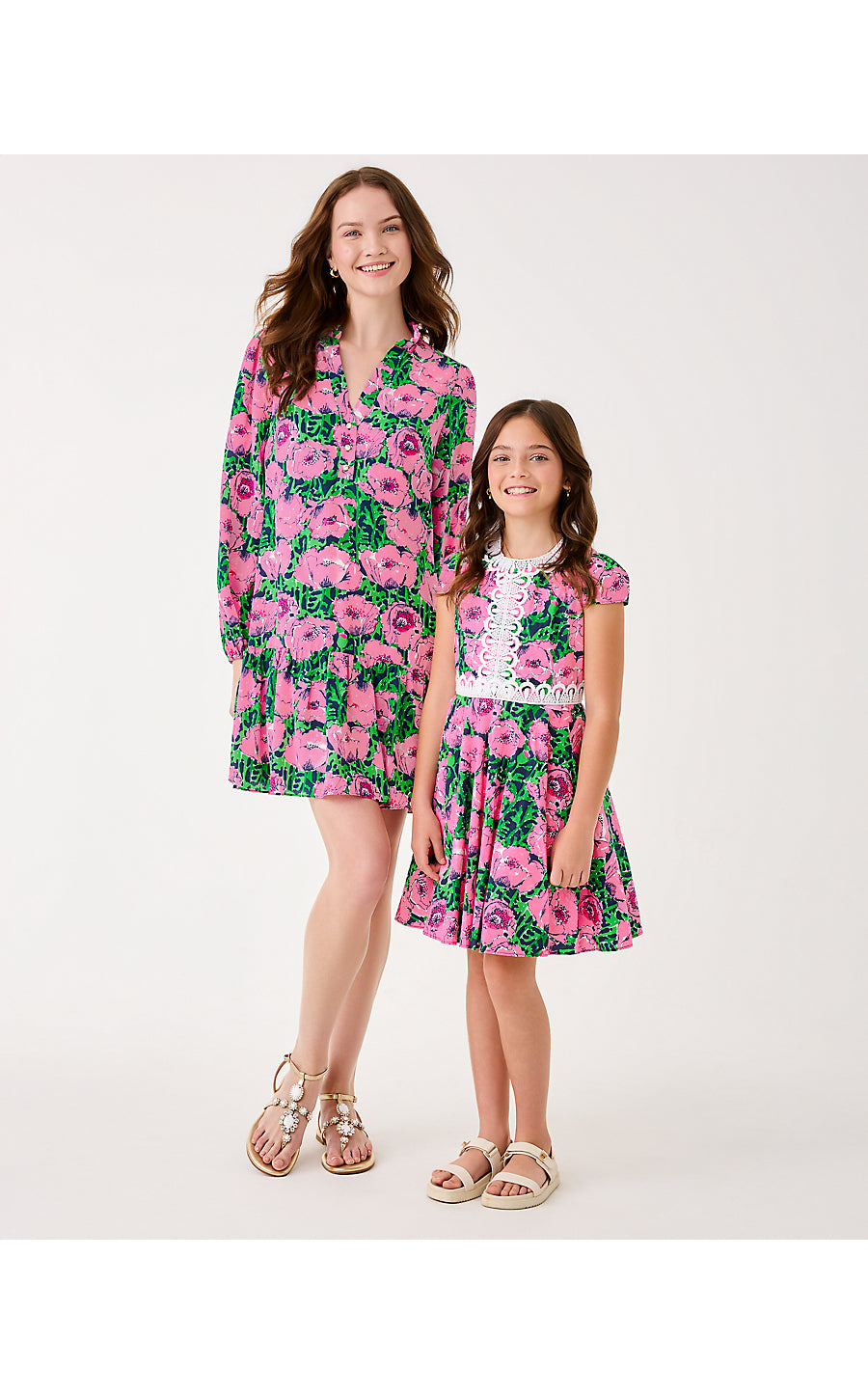 IDALA SHORT SLEEVED DRESS, LOW TIDE NAVY FLORRIE
