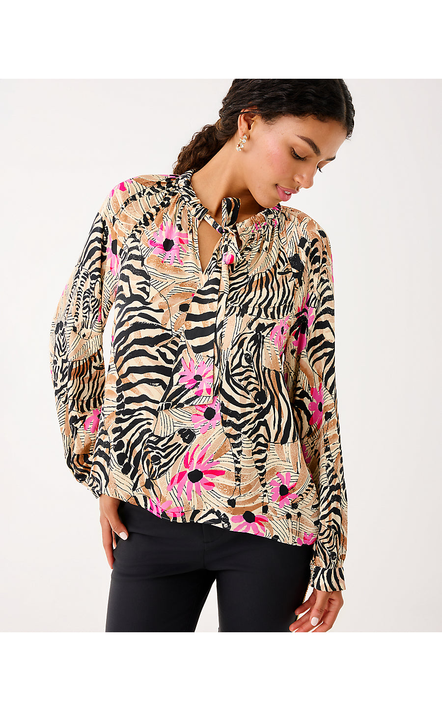 ALINTA LONG SLEEVE TOP, RUTABAGA EL MOROCCO
