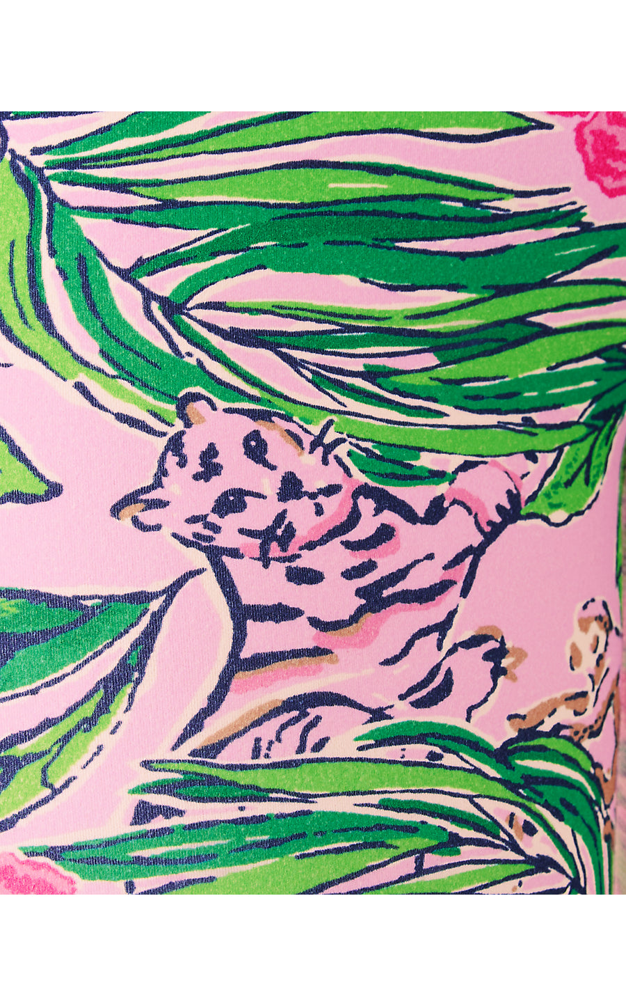 WEEKENDER HIGH RISE MIDI LEGGING, CONCH SHELL PINK CROSSGRAIN ROARING WITH JOY