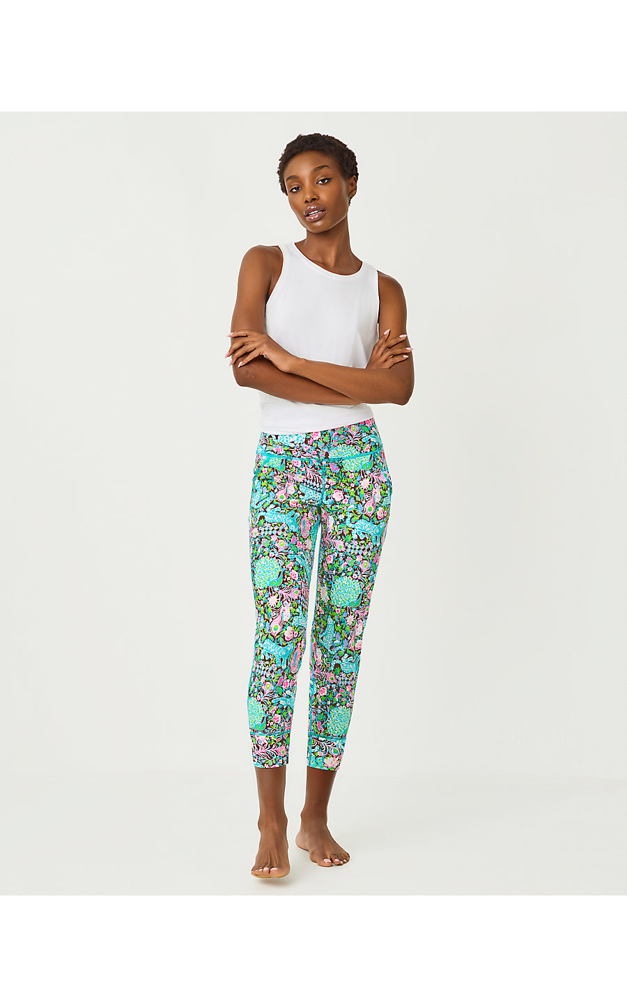 WEEKENDER HIGH RISE MIDI, MULTI CROSSGRAIN ROYAL ZOO