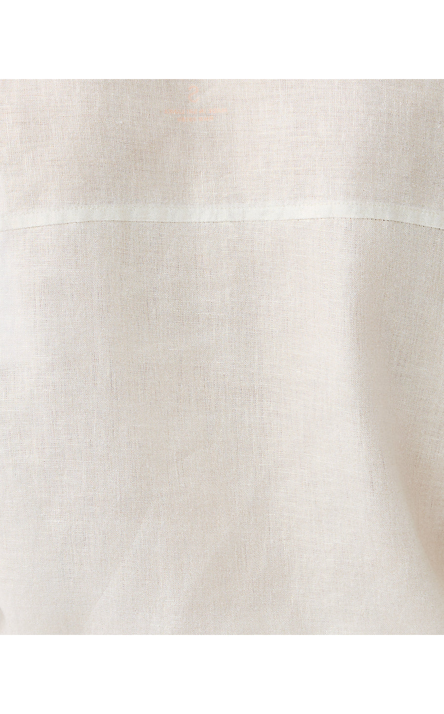 SEA VIEW METALLIC BUTTON DOWN, GOLD FOILED COCONUT