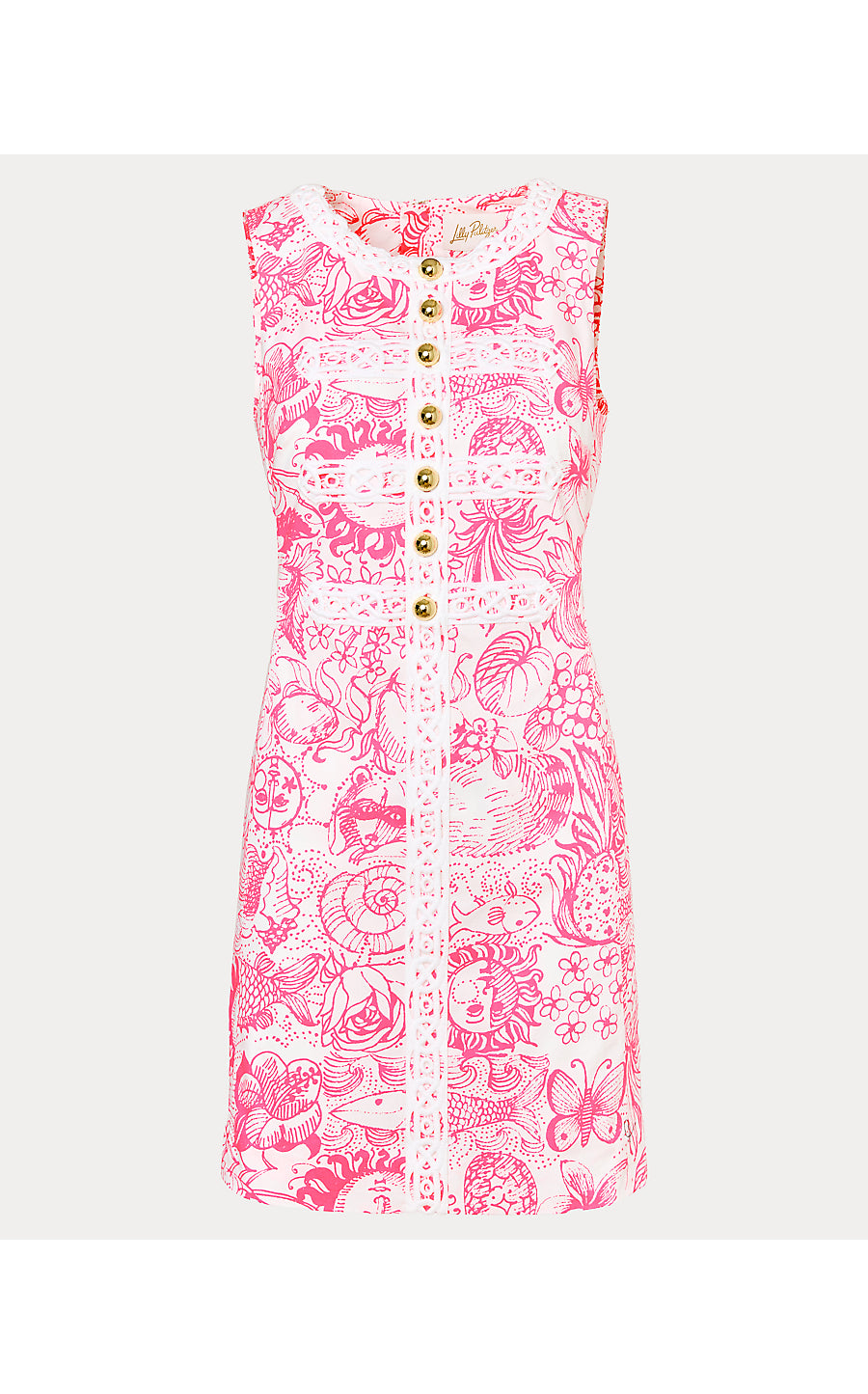 WISTER STRETCH SHIFT, CHERRY BLOSSOM PINK FLEUR DE LILLY