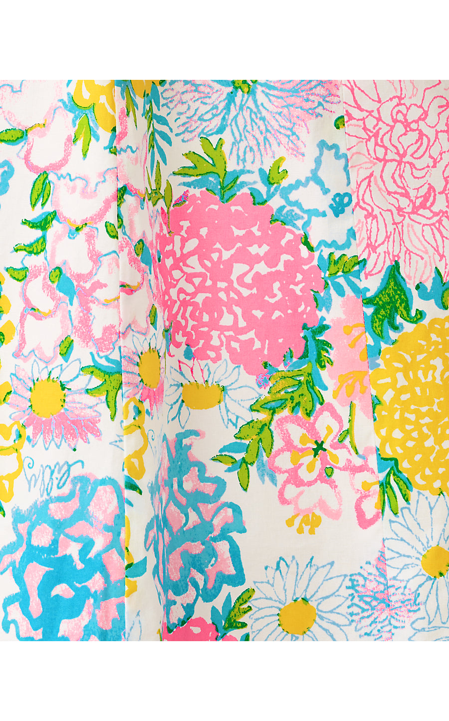 NELLY STRETCH MIDI DRESS, MULTI LILLY GARDEN