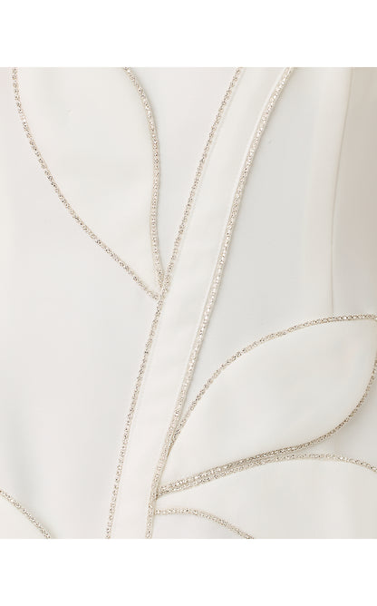 ANNALYN STRETCH DRESS, RESORT WHITE