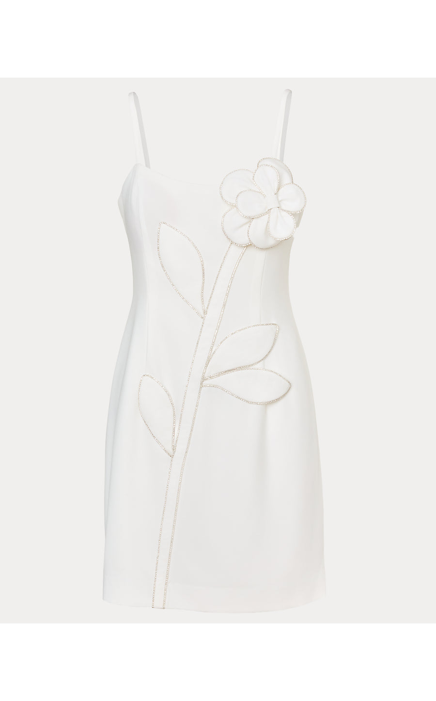 ANNALYN STRETCH DRESS, RESORT WHITE