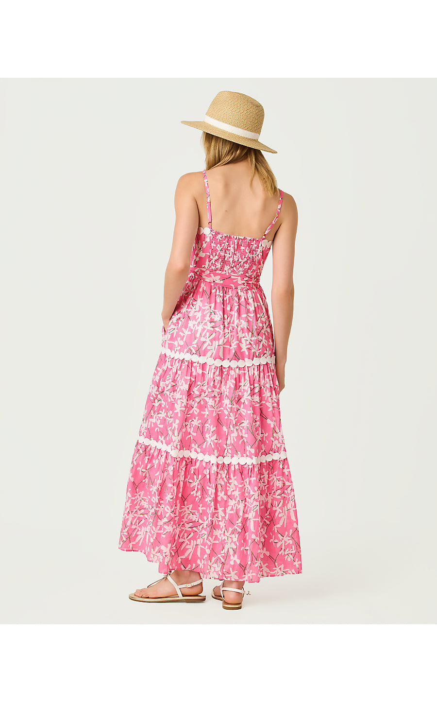 LANEY MAXI DRESS, CONFETTI PINK LIZA