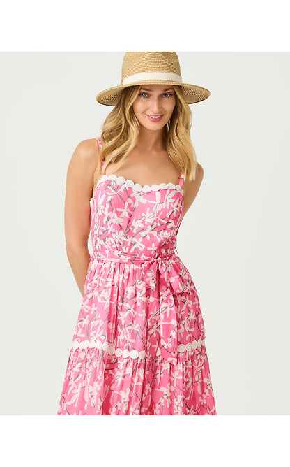 LANEY MAXI DRESS, CONFETTI PINK LIZA
