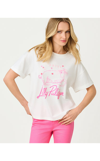 STELLA KNIT TOP, MULTI ARIES GRAPHIC