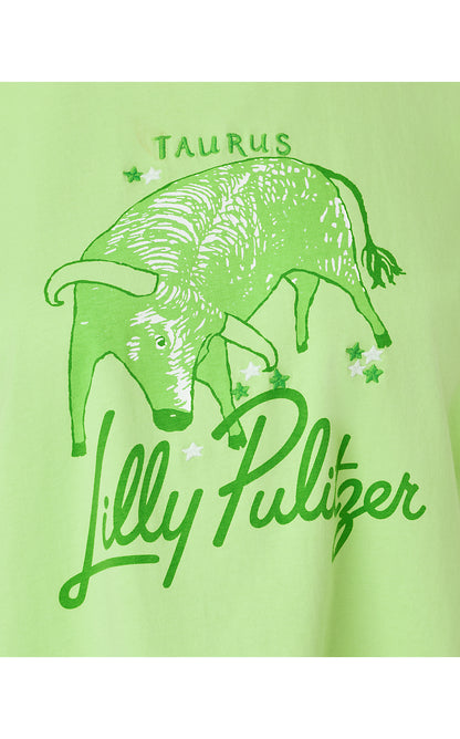 STELLA KNIT TOP, MULTI TAURUS GRAPHIC