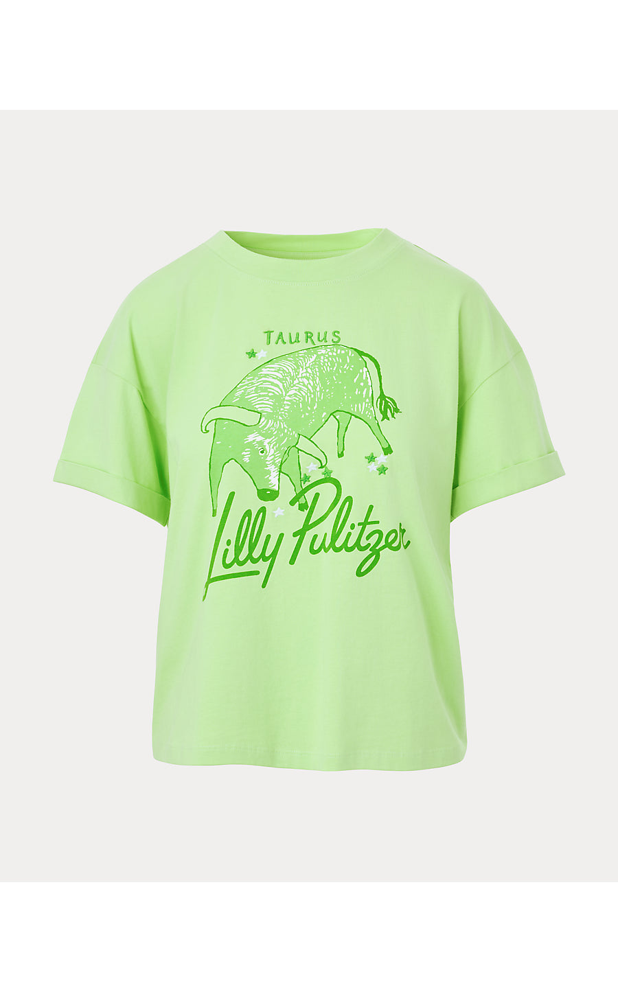 STELLA KNIT TOP, MULTI TAURUS GRAPHIC