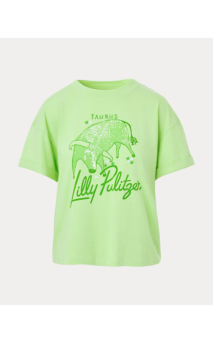 STELLA KNIT TOP, MULTI TAURUS GRAPHIC