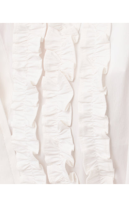 THE FITTED LILLY TUXEDO SHIRT, RESORT WHITE