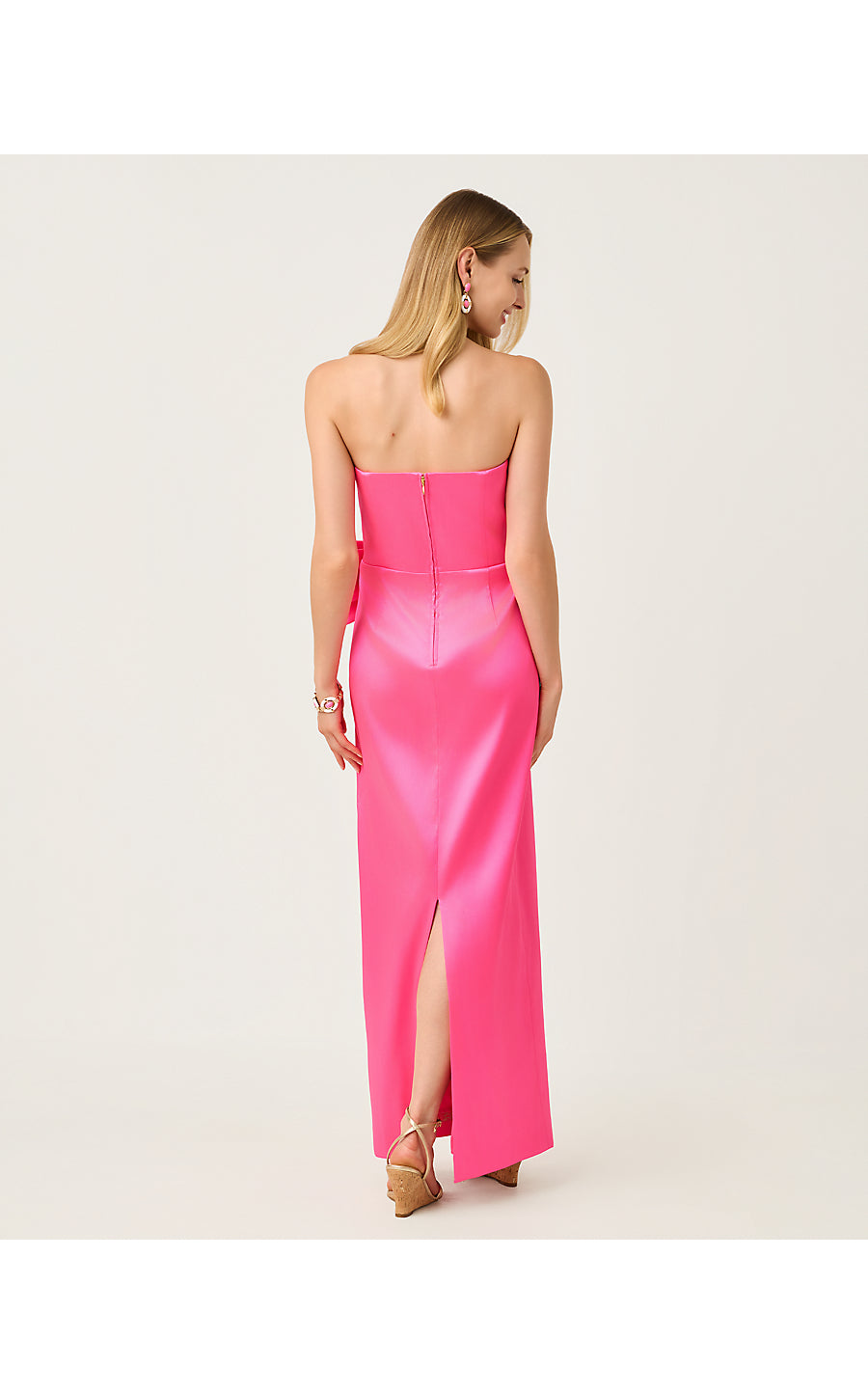 TIERNAN STRETCH MAXI DRESS, CHERRY BLOSSOM PINK