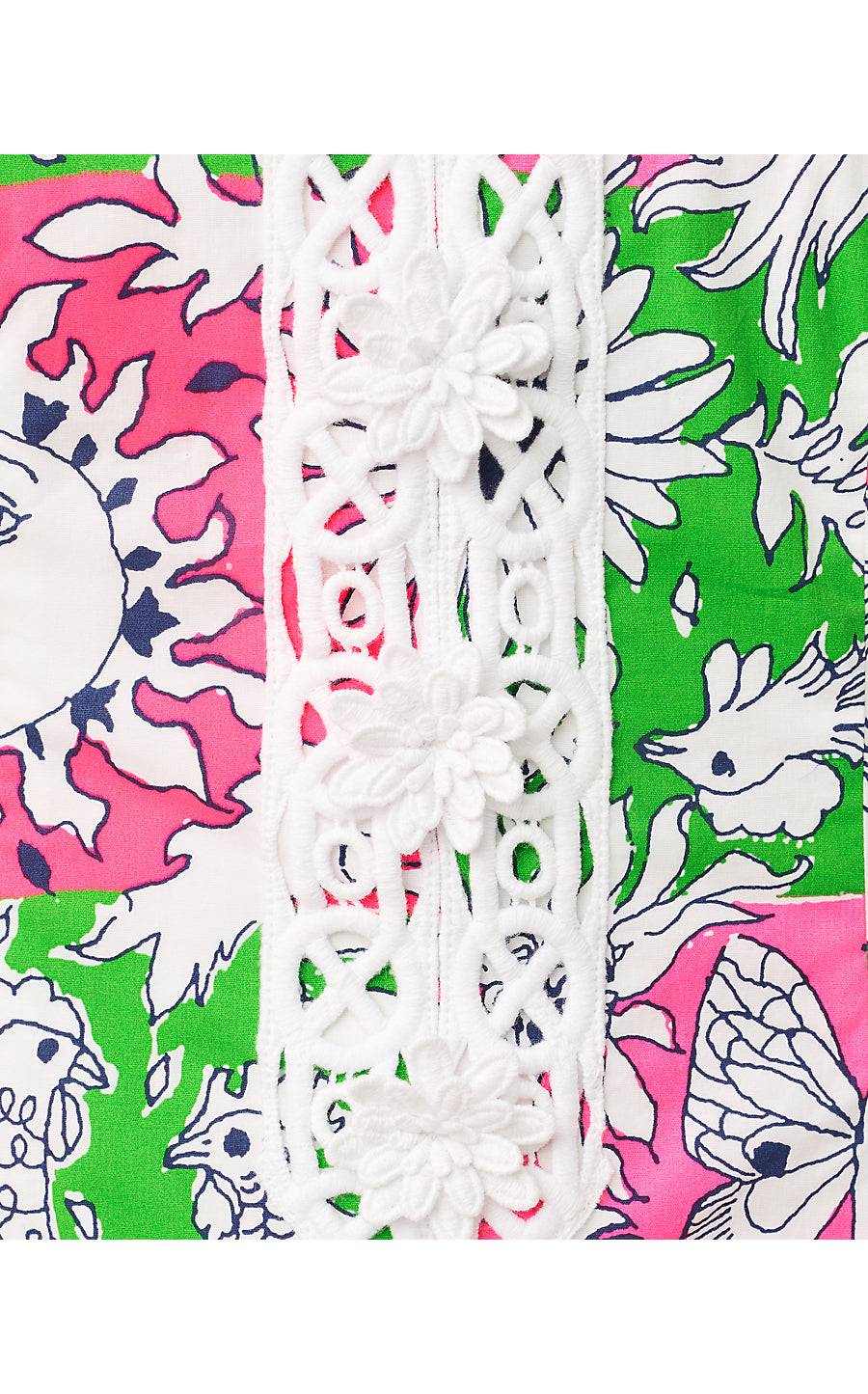 BARBERINE STRETCH MAXI SHIFT, CHERRY BLOSSOM PINK CHICKEN CHECK