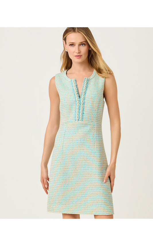 ARIA BOUCLE SHIFT, CAPRI BLUE FANTASY BOUCLE