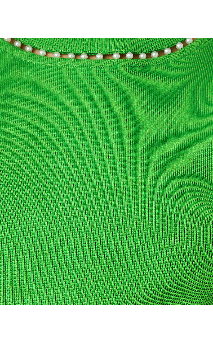 VANNA KNIT TOP, PUTTING GREEN