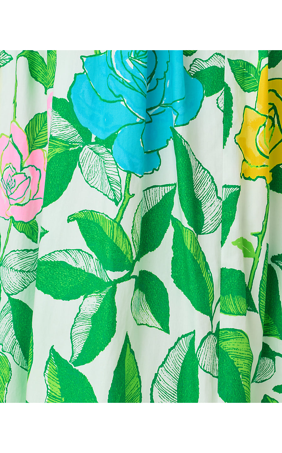 IZELA MIDI SKIRT, MULTI ROSE BUD ENGINEERED SKIRT