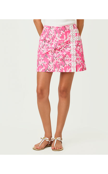 DAYE MINI SKORT, CONFETTI PINK LIZA OVERPRINT