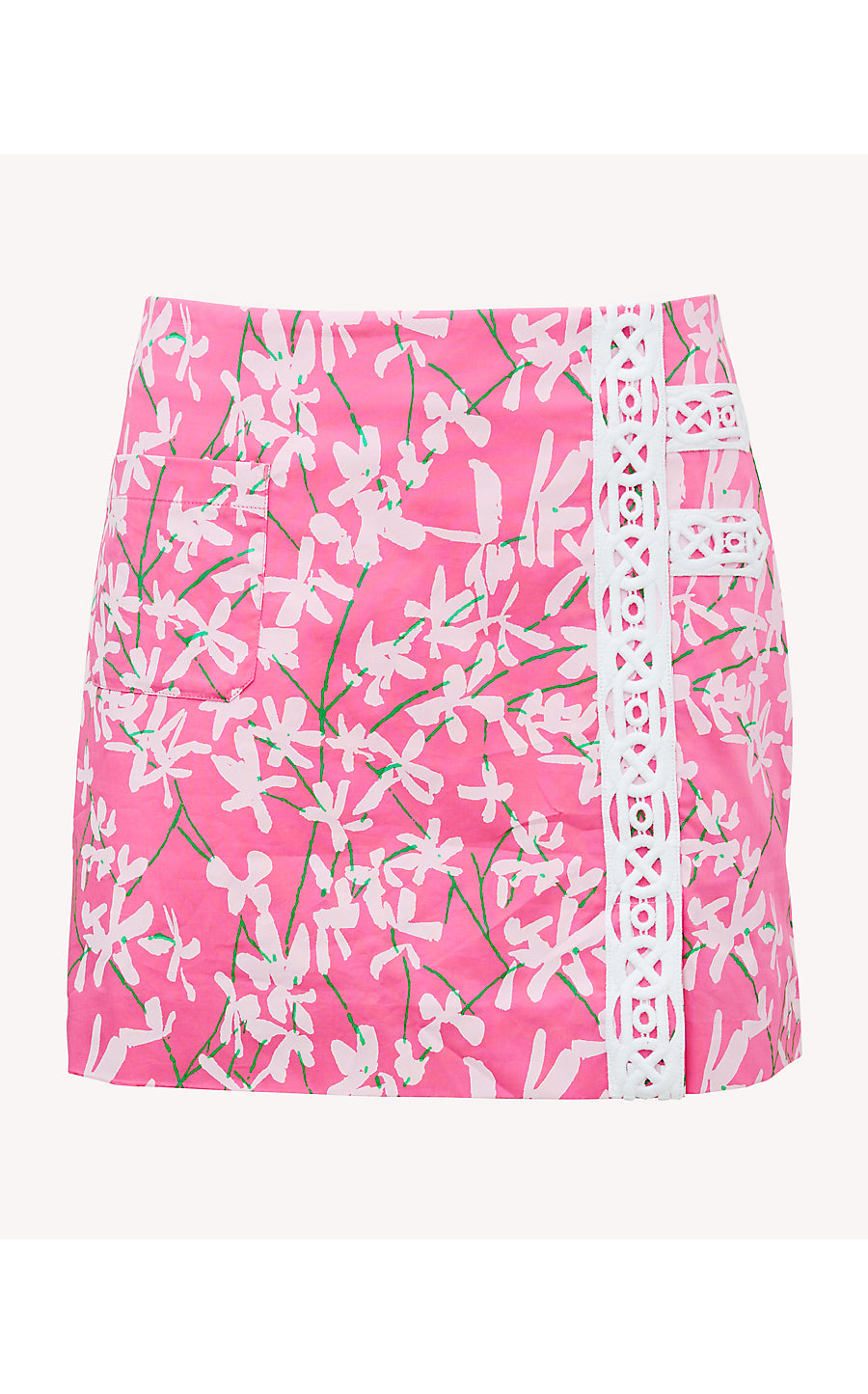 DAYE MINI SKORT, CONFETTI PINK LIZA OVERPRINT