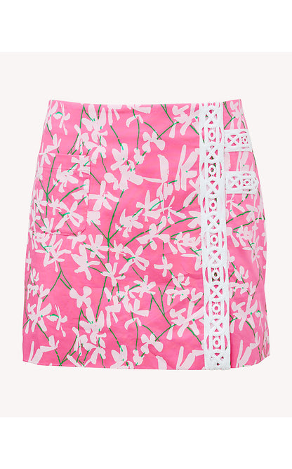 DAYE MINI SKORT, CONFETTI PINK LIZA OVERPRINT