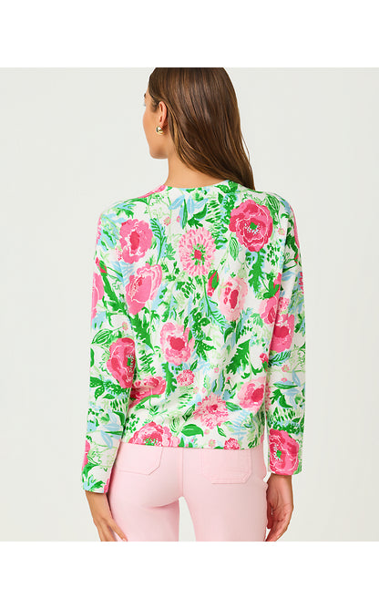 TENSLEY SWEATER, MULTI POPPY PARTY